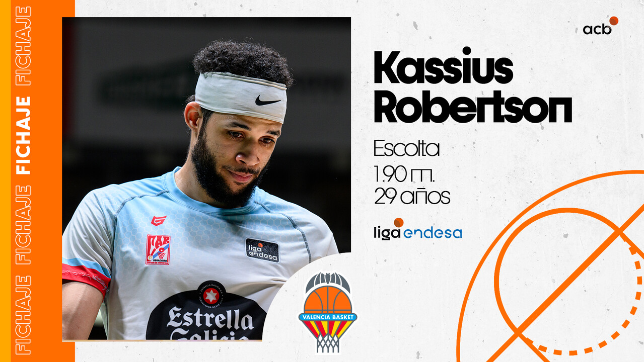 Kassius Robertson, explosividad y tiro para el Valencia Basket