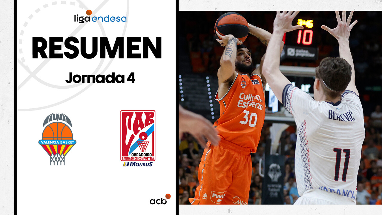 Resumen Valencia Basket 85 - Monbus Obra 79 (J4)