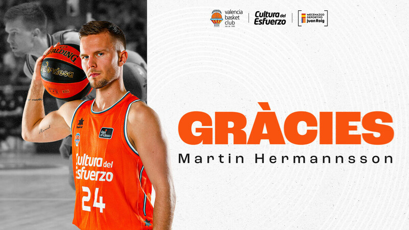 Martin Hermannsson finaliza su etapa en el Valencia Basket