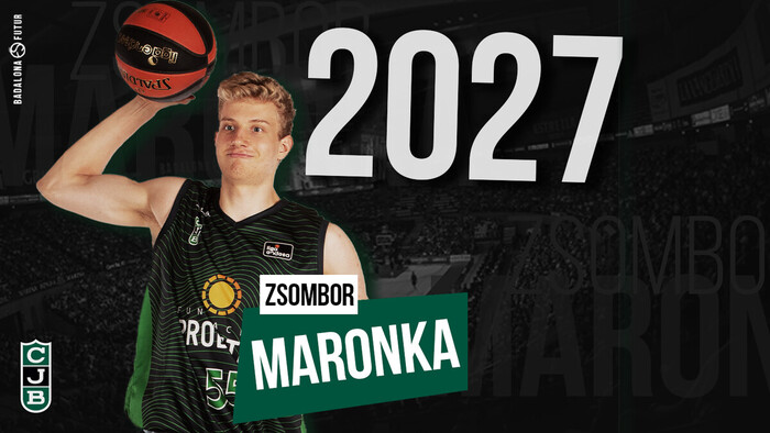 Zsombor Maronka renueva su contrato con el Joventut hasta 2027