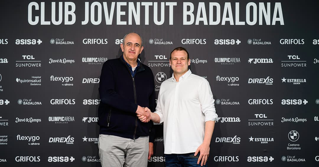 Ferran Laviña junto a Juanan Morales