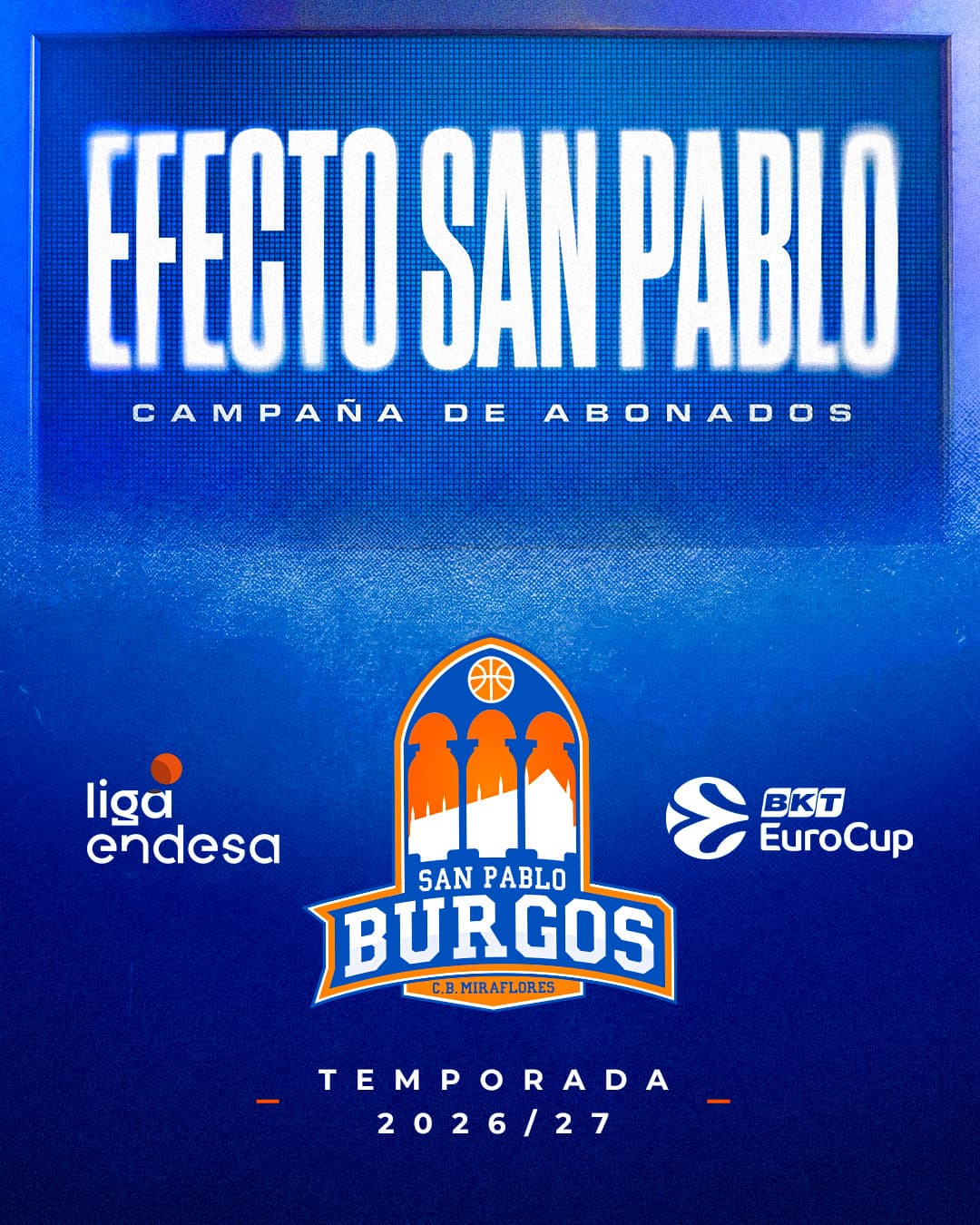 Cartel ‘Efecto San Pablo’, la campaña de abonados de Recoletas Salud SP Burgos
