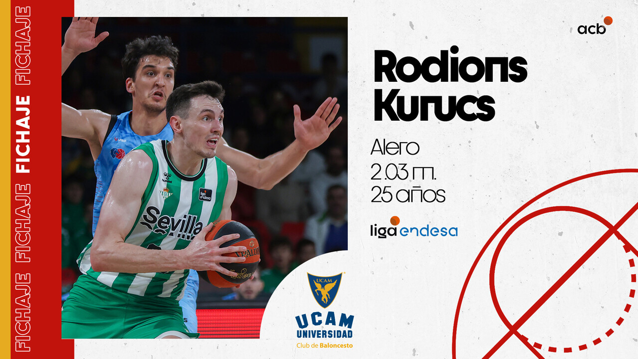 Rodions Kurucs vuelve a la Liga Endesa con UCAM Murcia