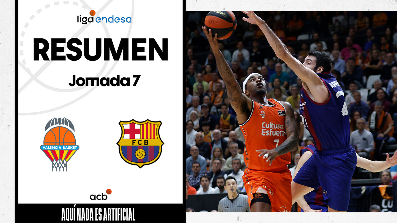 Resumen Valencia Basket 71 - Barça 68 (J7)