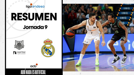 Resumen Surne Bilbao Basket 84 - Real Madrid 87 (J9)