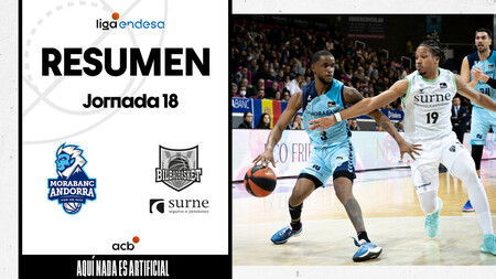 Resumen MoraBanc Andorra 87 - Surne Bilbao Basket 78 (J18)