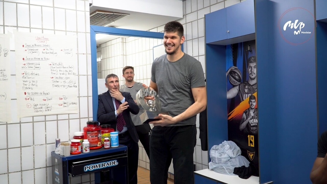 La sorpresa a Marko Todorovic, MVP Movistar del mes de febrero