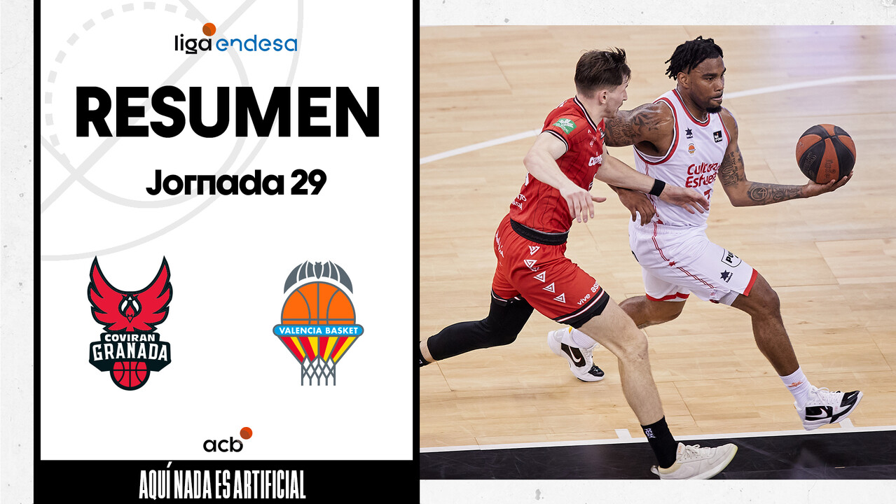 Resumen Coviran Granada 81 - Valencia Basket 88 (J29)
