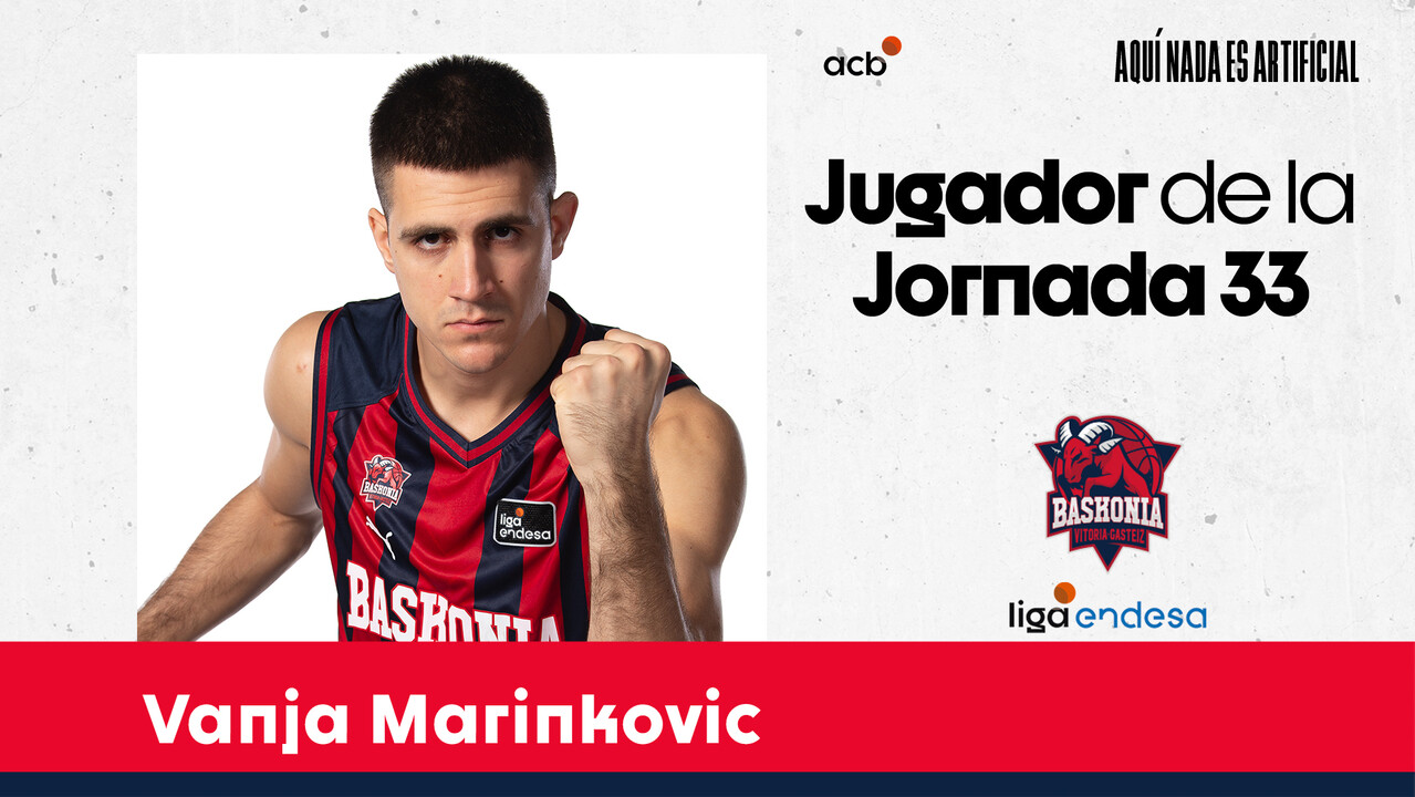 Vanja Marinkovic, Jugador de la Jornada 33