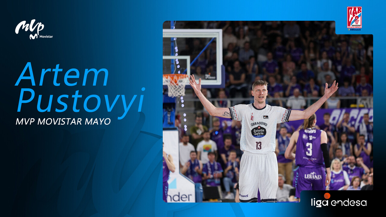 Pustovyi, MVP Movistar del mes de mayo