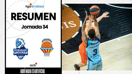 Resumen MoraBanc Andorra 99 - Valencia Basket 71 (J34)