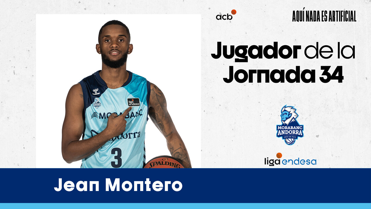 Jean Montero, Jugador de la Jornada 34