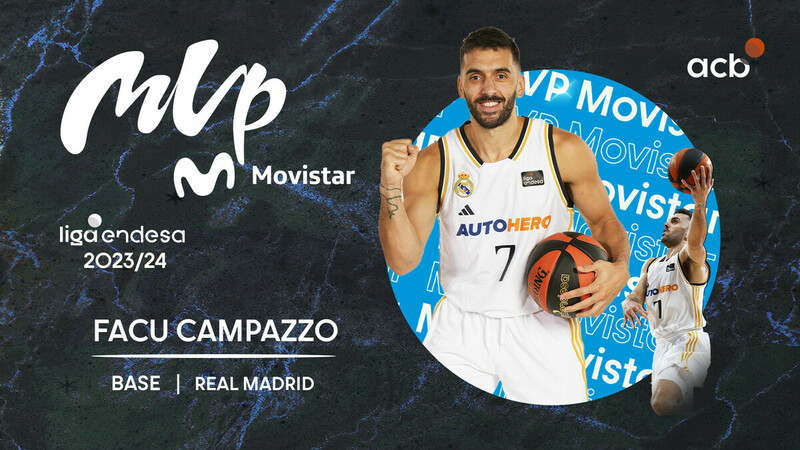 ¡Facu Campazzo es el MVP Movistar de la Liga Endesa 2023-24!