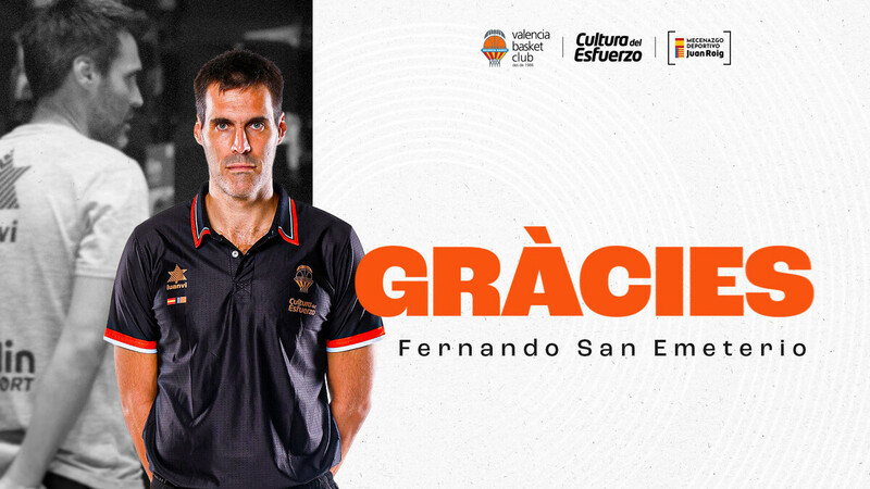 Fernando San Emeterio termina una etapa de nueve años en Valencia Basket