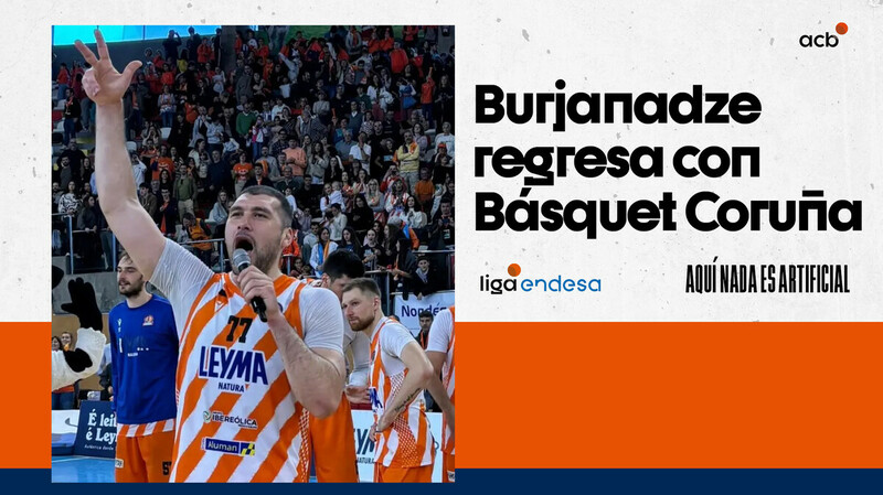 Beqa Burjanadze regresa a la Liga Endesa con el Leyma Coruña