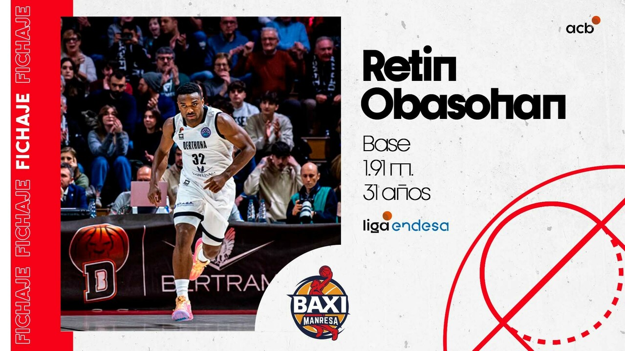 Retin Obasohan: ¡Así juega el fichaje del BAXI Manresa!