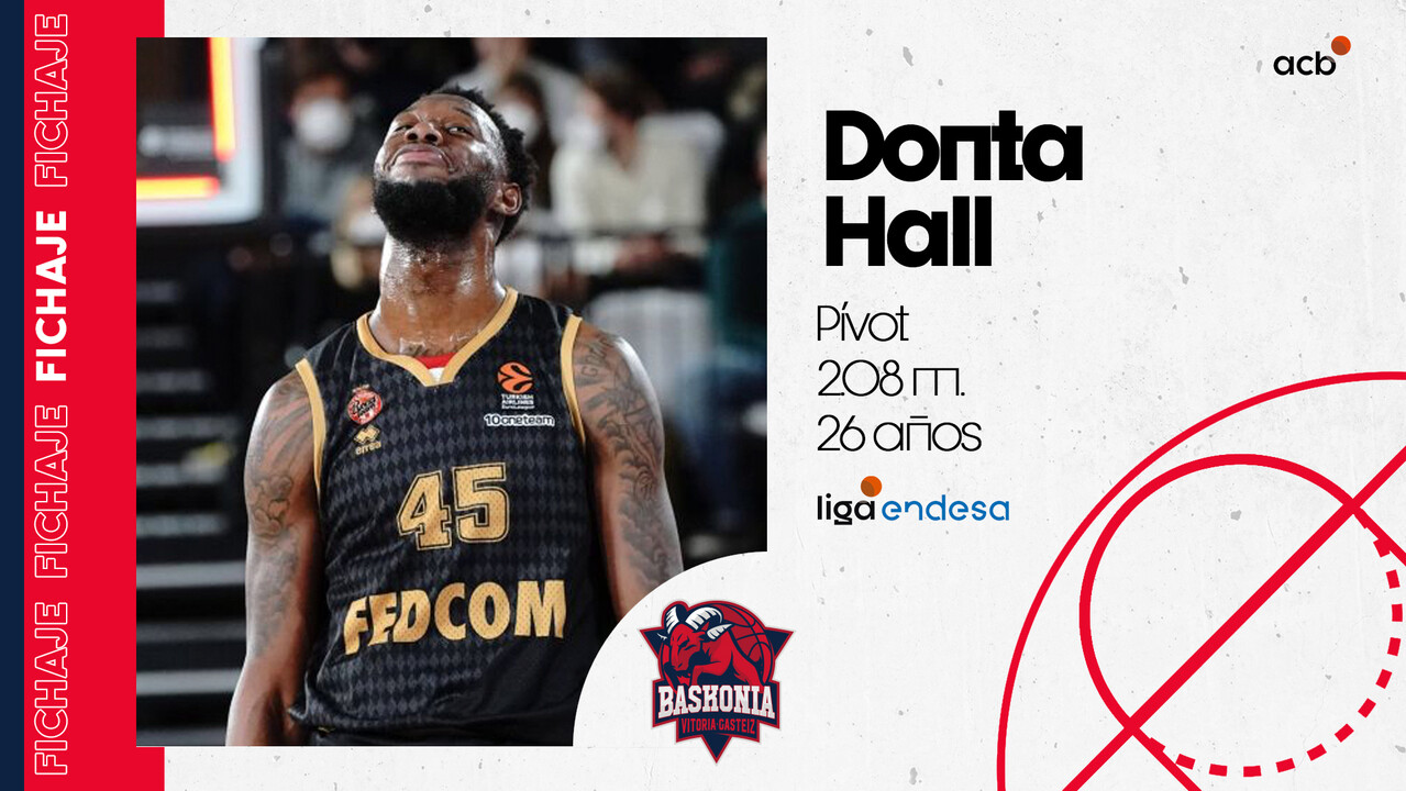 Donta Hall: ¡Así juega el nuevo interior baskonista!