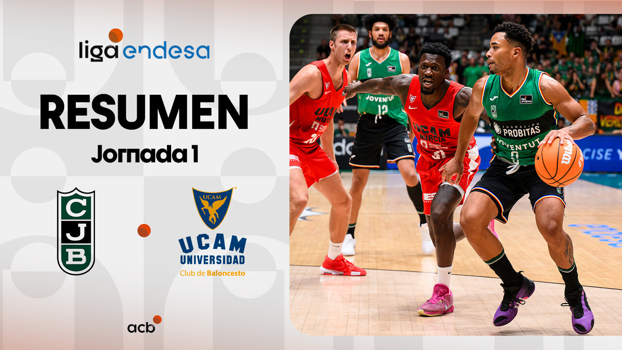 Resumen Joventut Badalona 91 - UCAM Murcia 76 (J1)