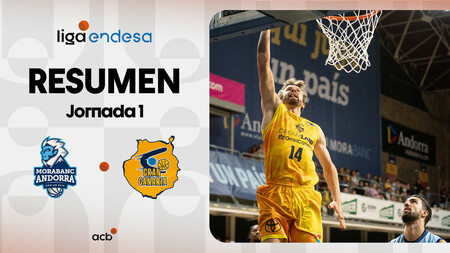 Resumen MoraBanc Andorra 71 - Dreamland Gran Canaria 91 (J1)