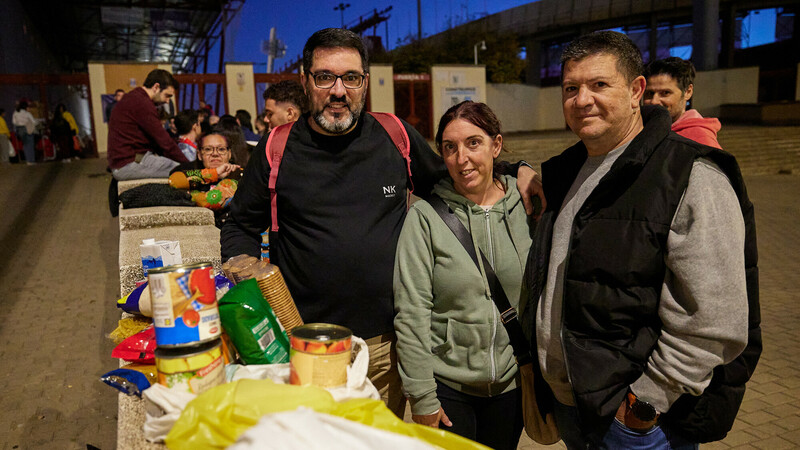 Coviran Granada, recogida solidaria de alimentos