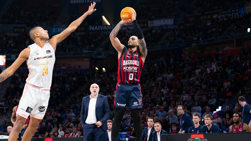 El Baskonia gana en la batalla de los triples