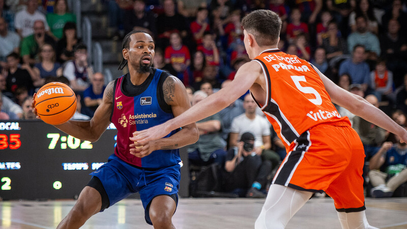 Triunfo agónico del Barça frente a un gran Valencia Basket