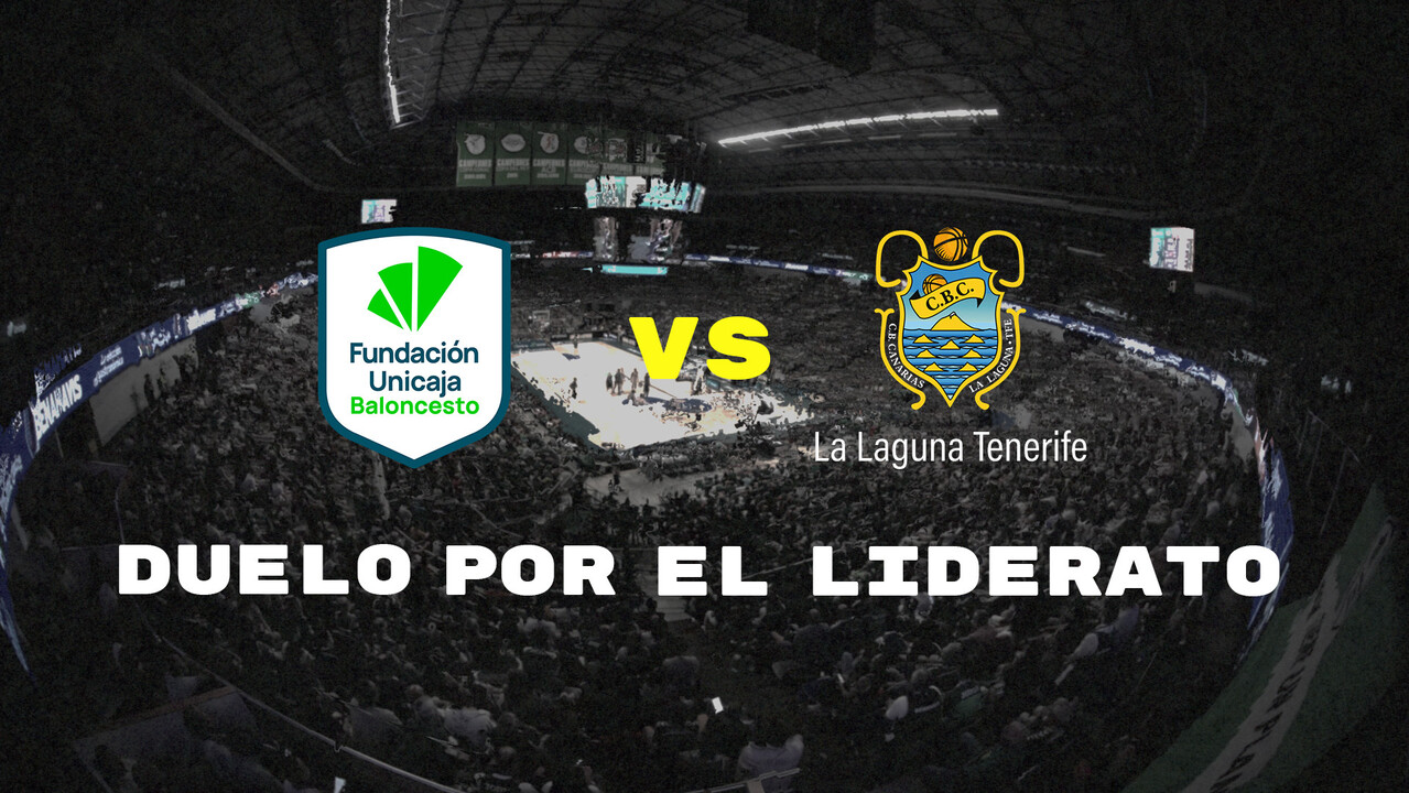 Unicaja-La Laguna Tenerife: 1º vs 2º... ¡y mil cuentas pendientes!