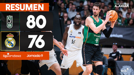 Resumen Joventut Badalona 80 - Real Madrid 76 (J9)