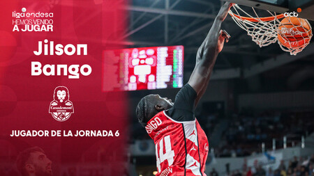 Jilson Bango, Jugador de la Jornada 6 de la Liga Endesa 2024-25