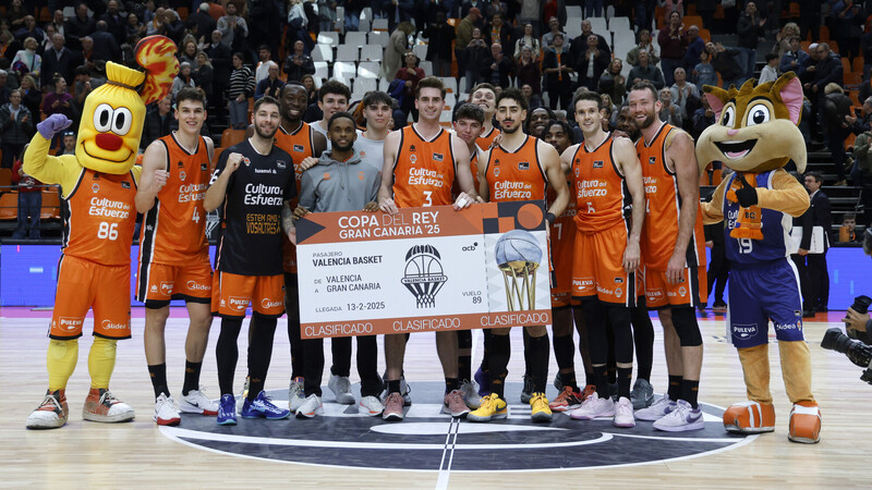 Valencia Basket gana y se regala un billete para la Copa del Rey