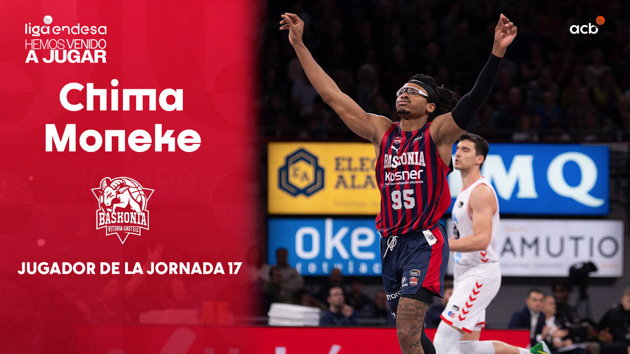 Chima Moneke, Jugador de la Jornada 17 de la Liga Endesa 2024-25