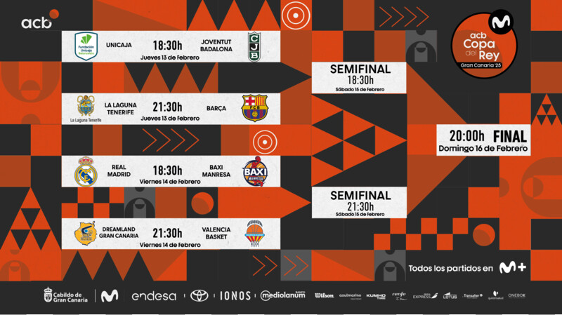 ¡Estos son los cruces de La Copa del Rey Gran Canaria 2025!