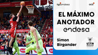 Simon Birgander, Máximo anotador Endesa de la Jornada 18