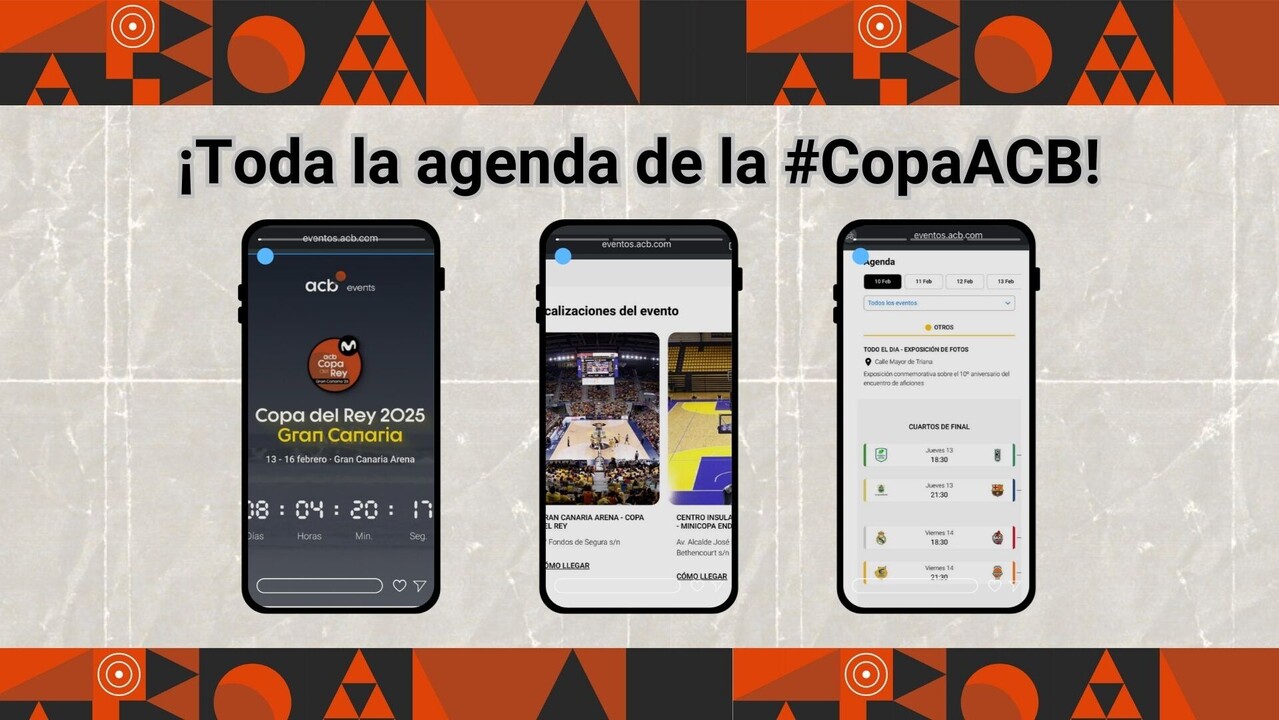 Consulta la agenda de la Copa del Rey