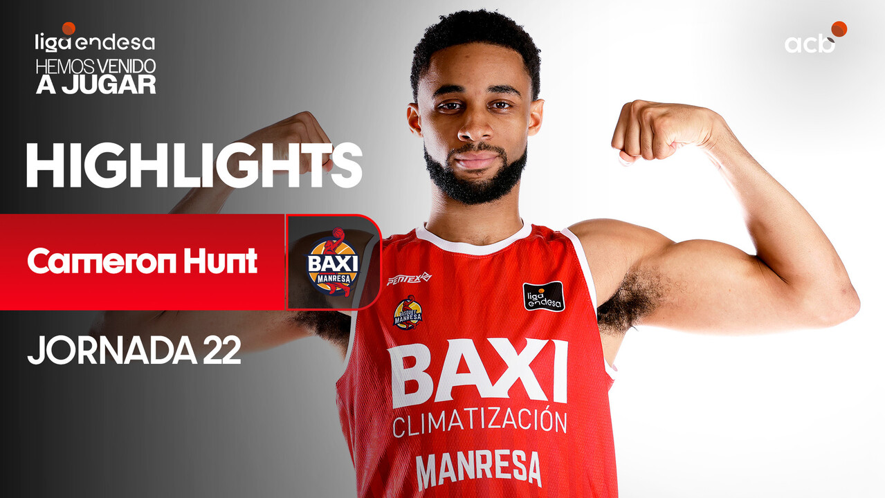 Cameron Hunt lidera la ofensiva del BAXI Manresa