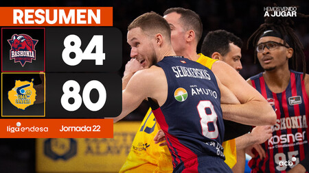 Resumen Baskonia 84 - Dreamland Gran Canaria 80 (J22)