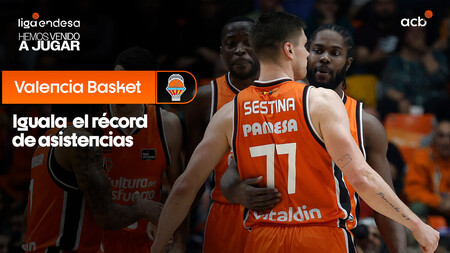 Valencia Basket iguala el récord de asistencias