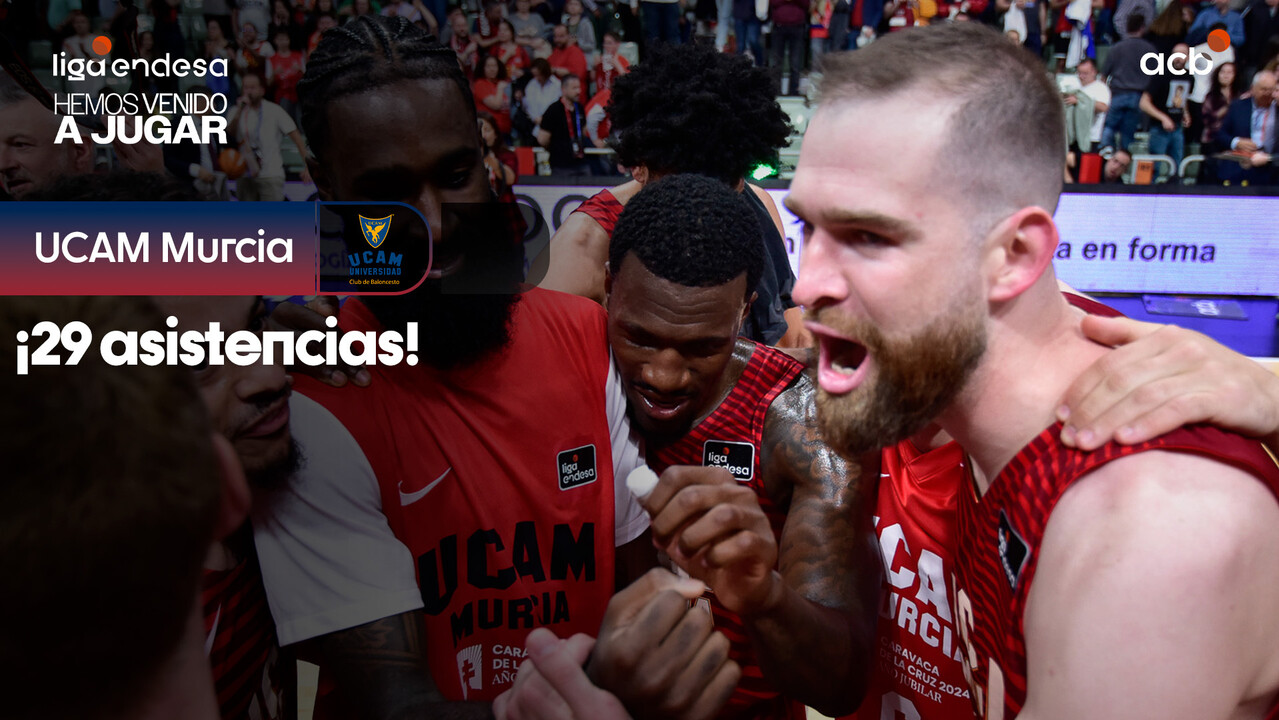 UCAM Murcia: ¡29 asistencias para hacer historia!