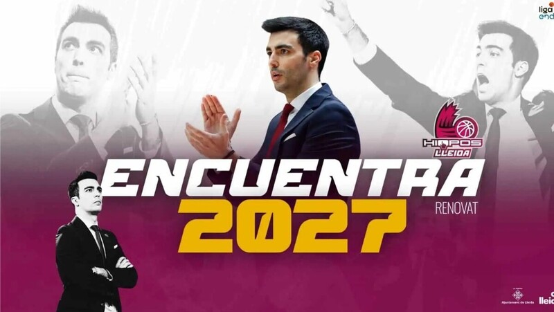 Gerard Encuentra, en el banquillo del Hiopos Lleida hasta el 2027