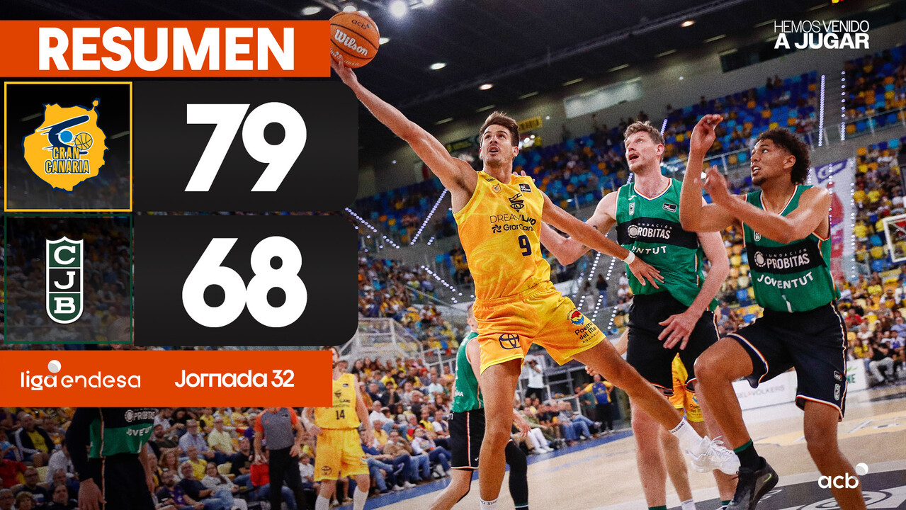 Resumen Dreamland Gran Canaria 78 - Joventut Badalona 68 (J32)