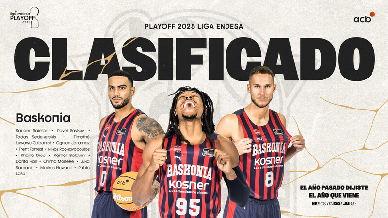 Baskonia logra su billete para el Playoff