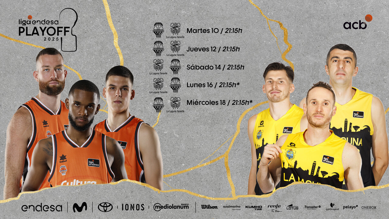 Valencia Basket-La Laguna Tenerife, 1ª semifinal del Playoff 2025