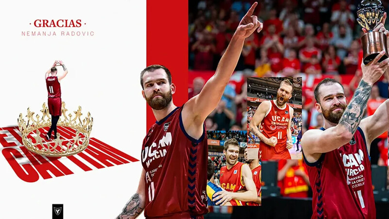 Radovic se despide del UCAM Murcia: "El club de mi vida"