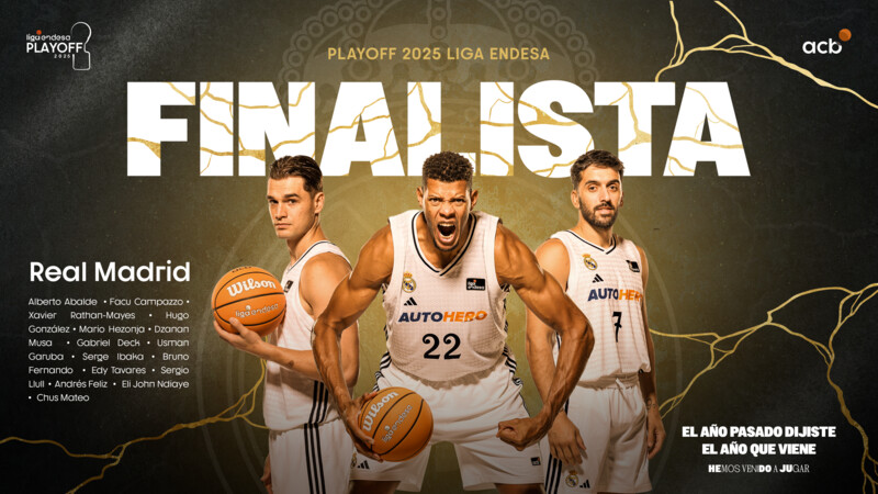 El Real Madrid, finalista de la Liga Endesa 2024-25