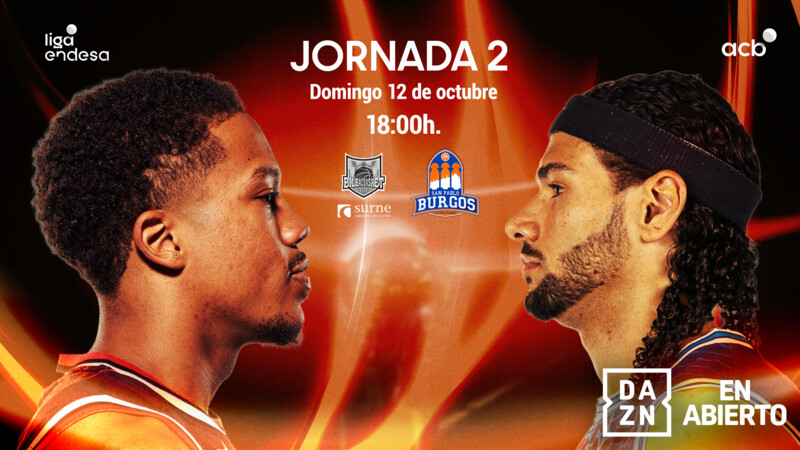 El Surne Bilbao Basket-Recoletas San Pablo Burgos... ¡en abierto por DAZN!