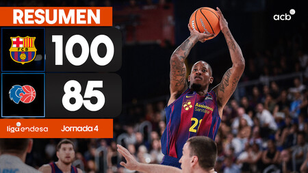 Resumen Barça 100 - Río Breogán 85 (J4)