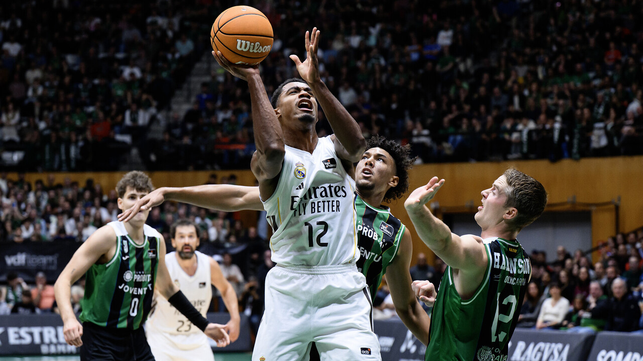 El Real Madrid sobrevive en Badalona