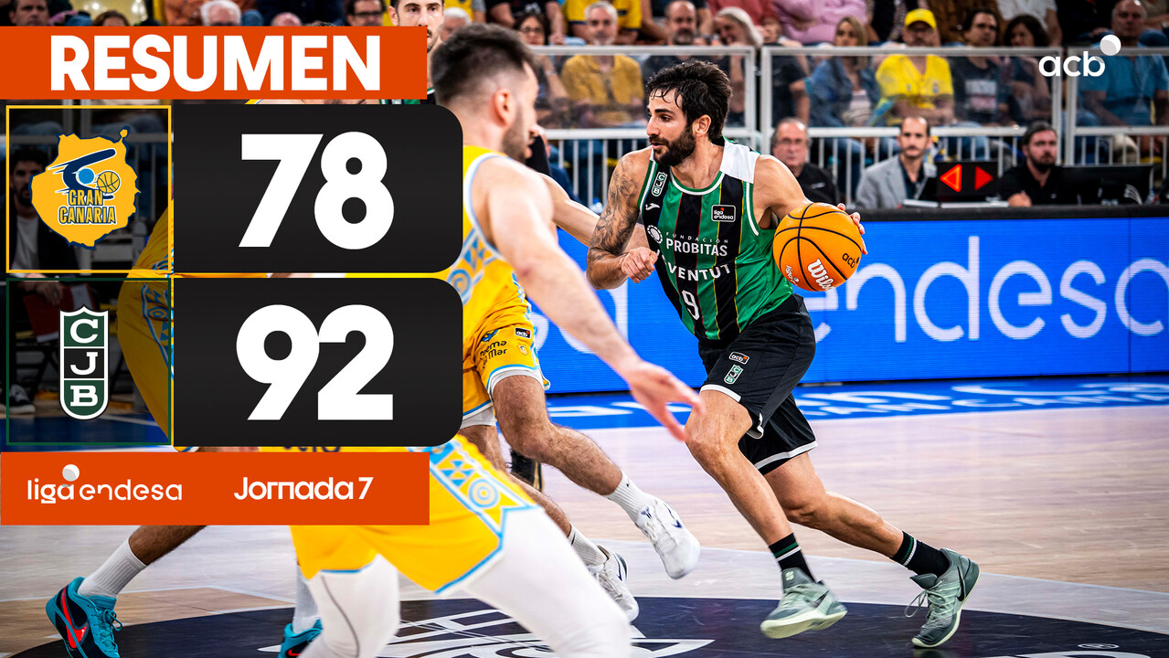 Resumen Dreamland GC 78 - Joventut Badalona 92 (J7)
