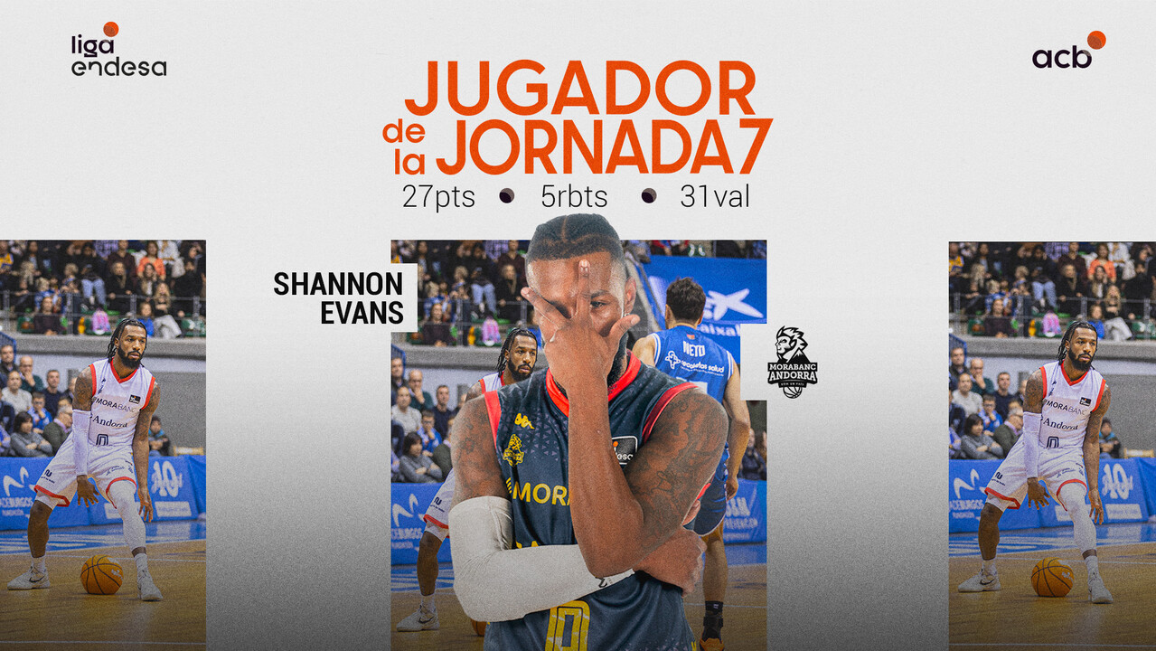 Shannon Evans, Jugador de la Jornada 7 de la Liga Endesa