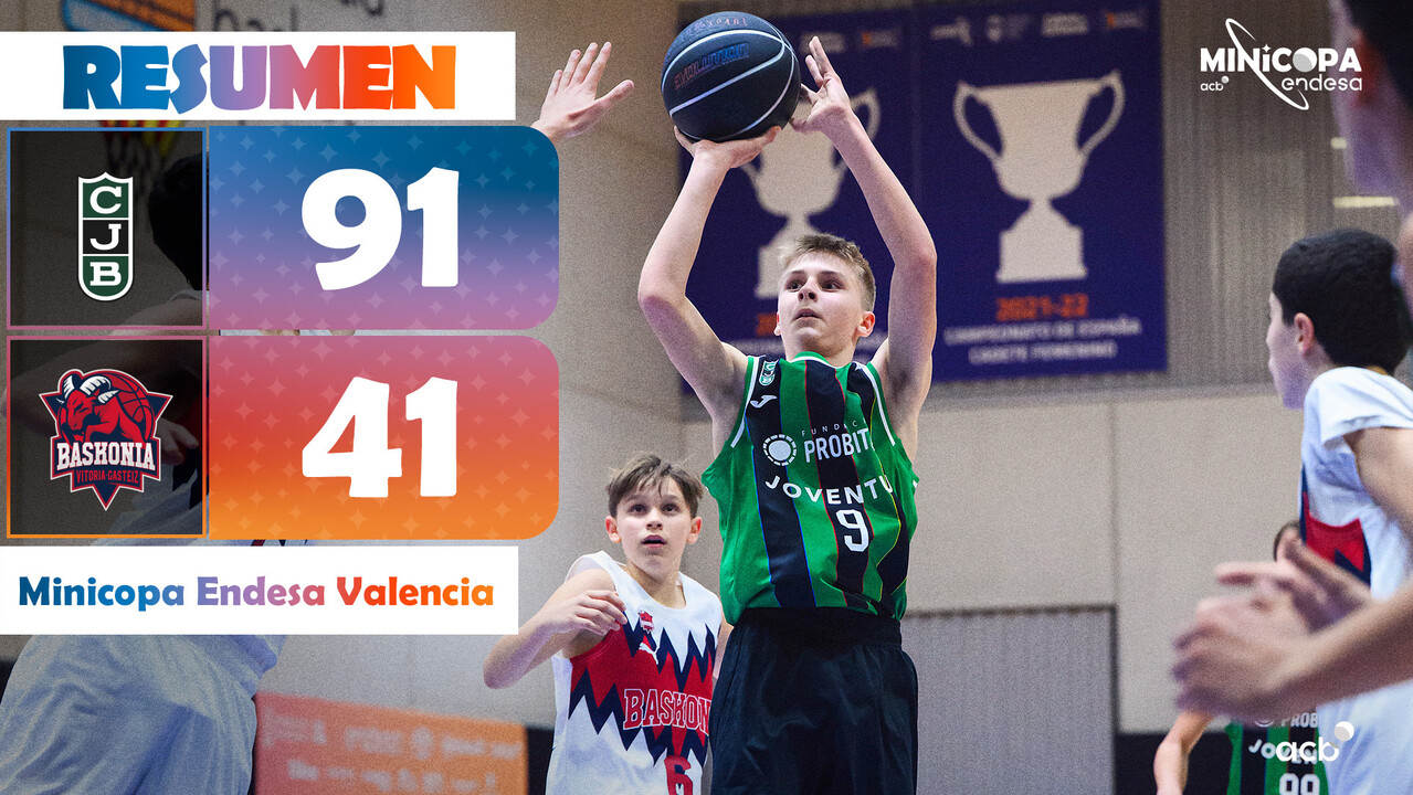 Minicopa Endesa: Joventut Badalona 91 - Baskonia 41 (J1)